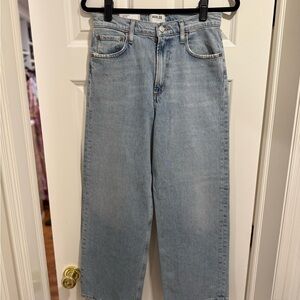 Agolde Ren High Rise Wide Leg Jeans size 27